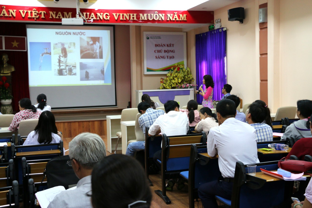 Nước Pi được giới thiệu cho các bác sĩ ; điều dưỡng của các BV khu vực MN tại TTDD TP HCM